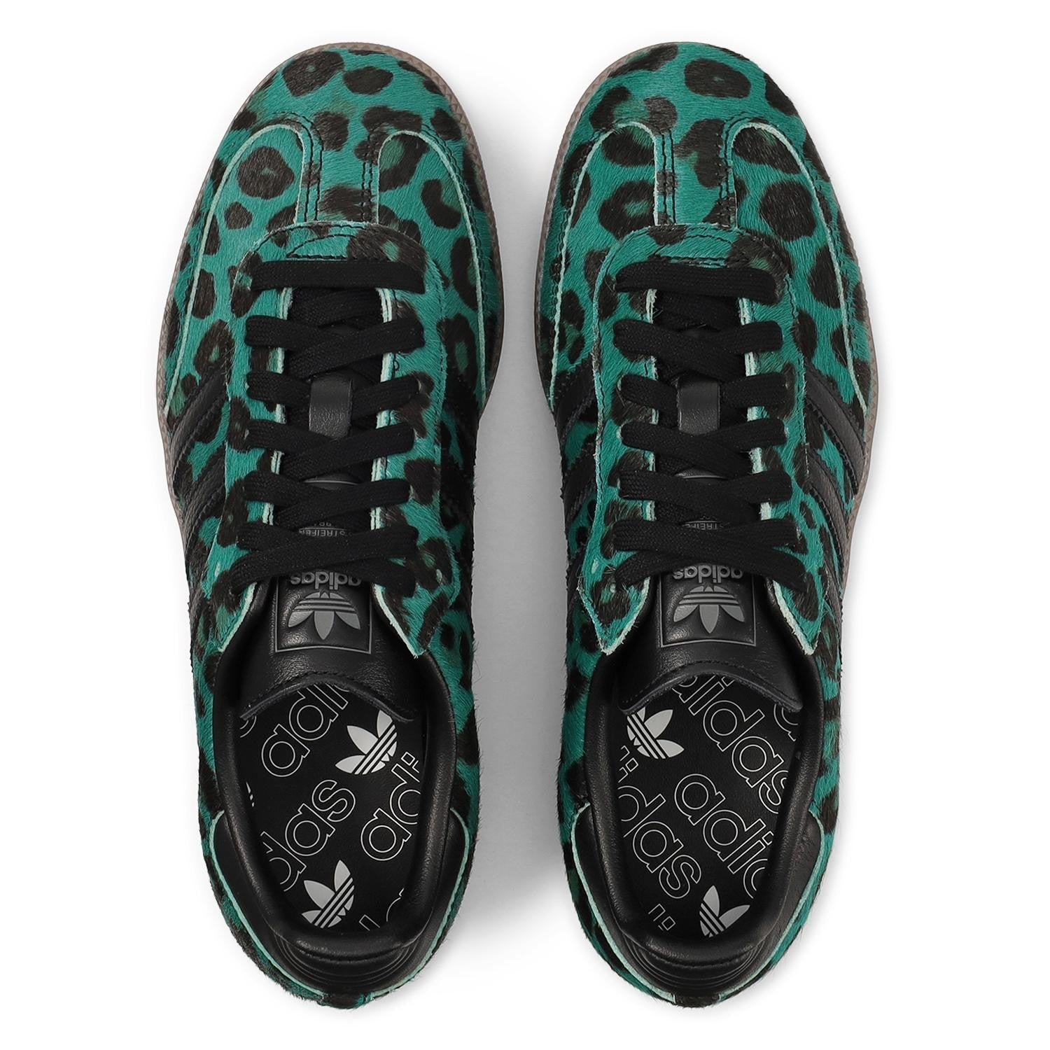 HQ9374 adidas Samba Leopard/Semi Screaming Green (Women's)