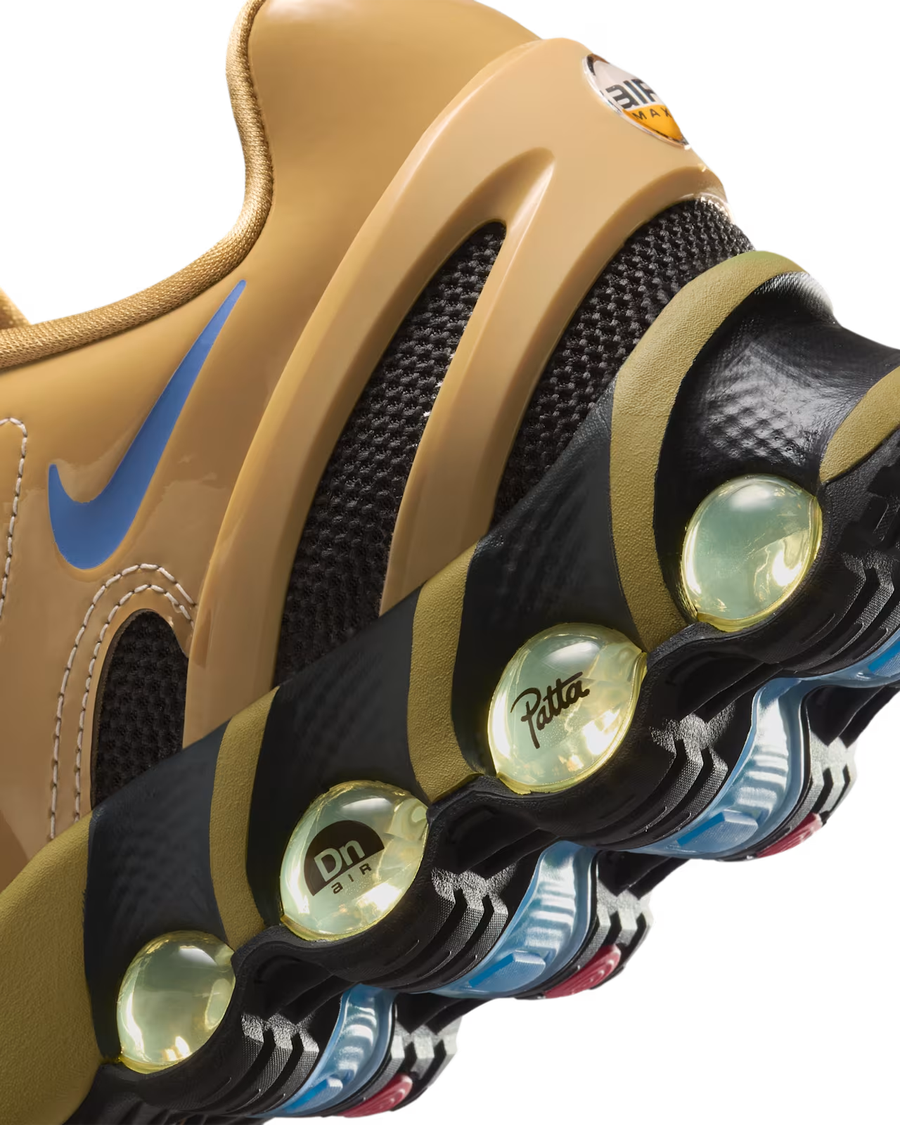 IB4029-700 Patta Nike Air Max DN8 SP Club Gold (Men's)