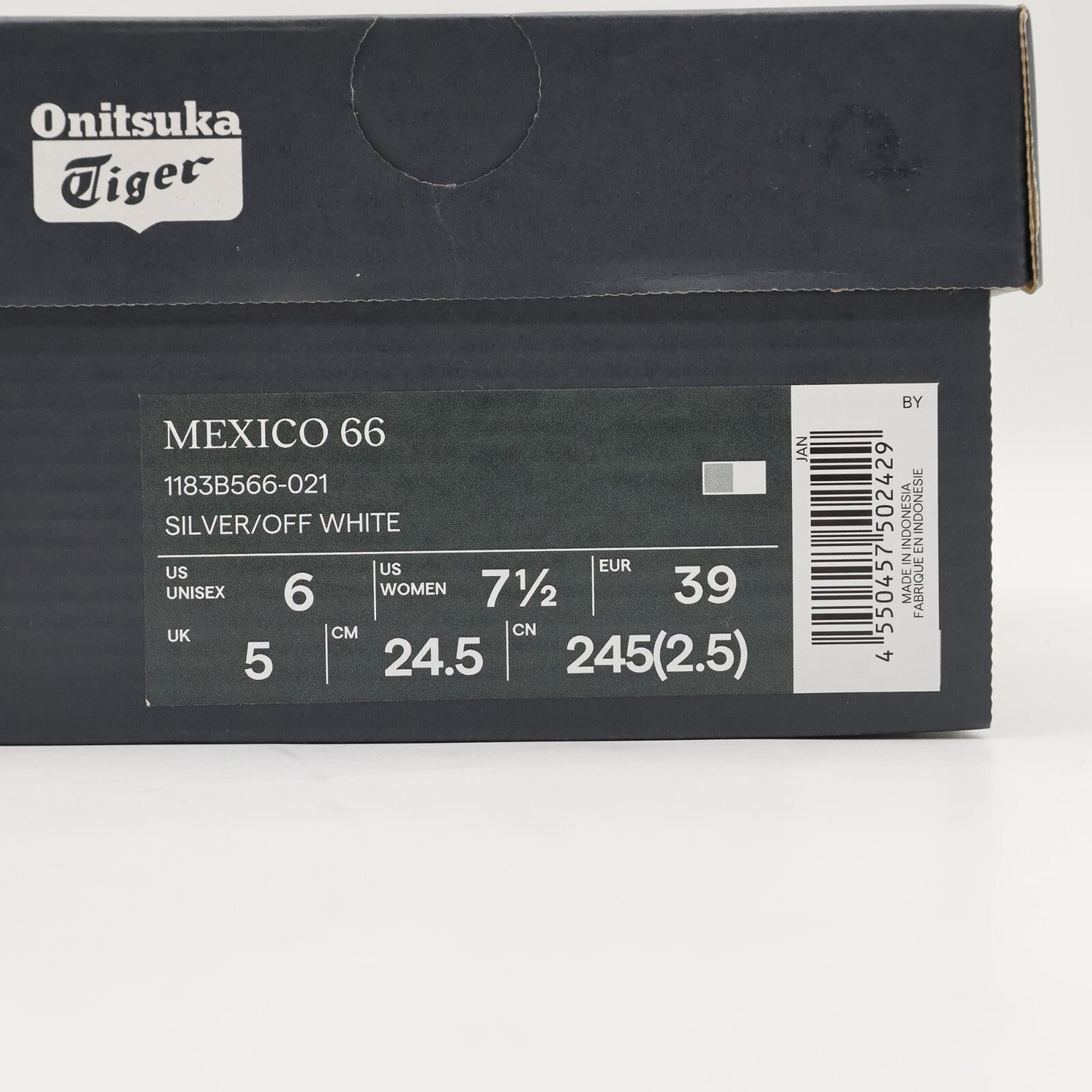1183B566-021 Onitsuka Tiger Mexico 66 Silver Off White (Men's)