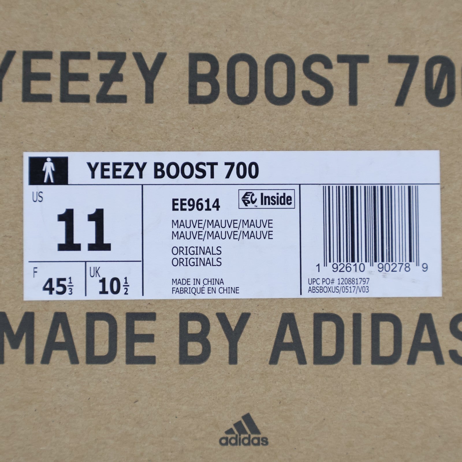 EE9614 Adidas Yeezy Boost Waver Runner Mauve Dark Grey Yellow Charcoal Gray