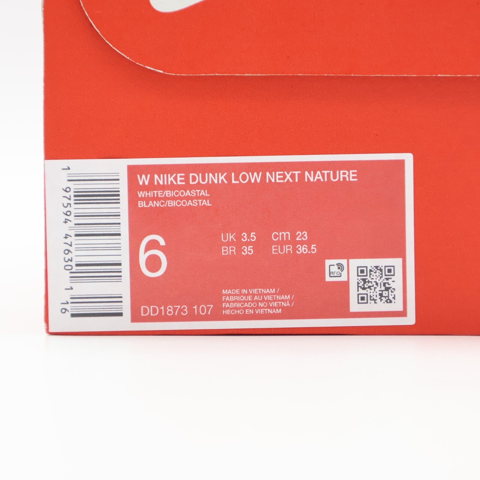 DD1873-107 Nike Dunk Low Next Nature Bicoastal White Forrest Green (Women's)