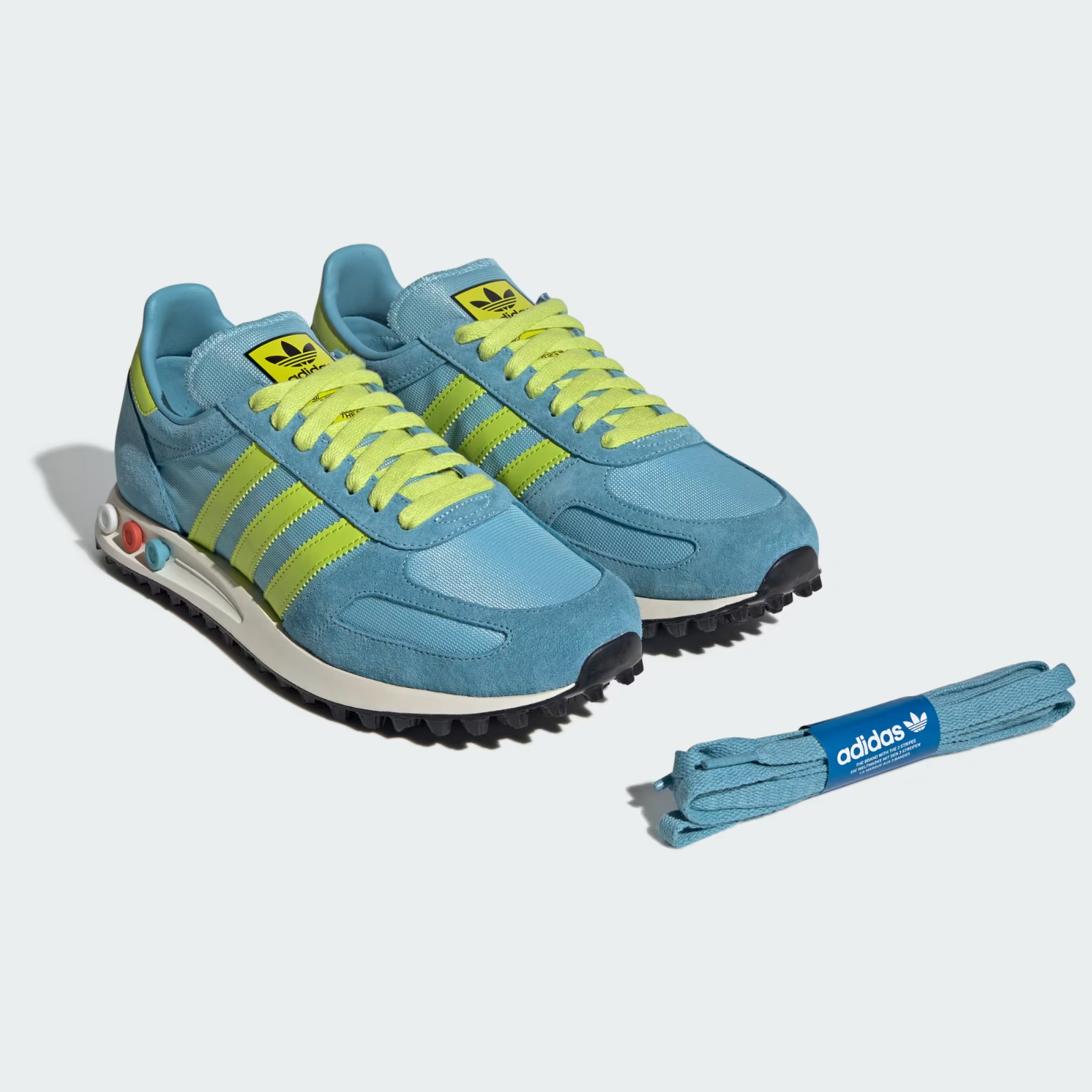 IH1650 adidas Originals LA Trainer OG Preloved Blue Semi Solar Yellow (Men's)