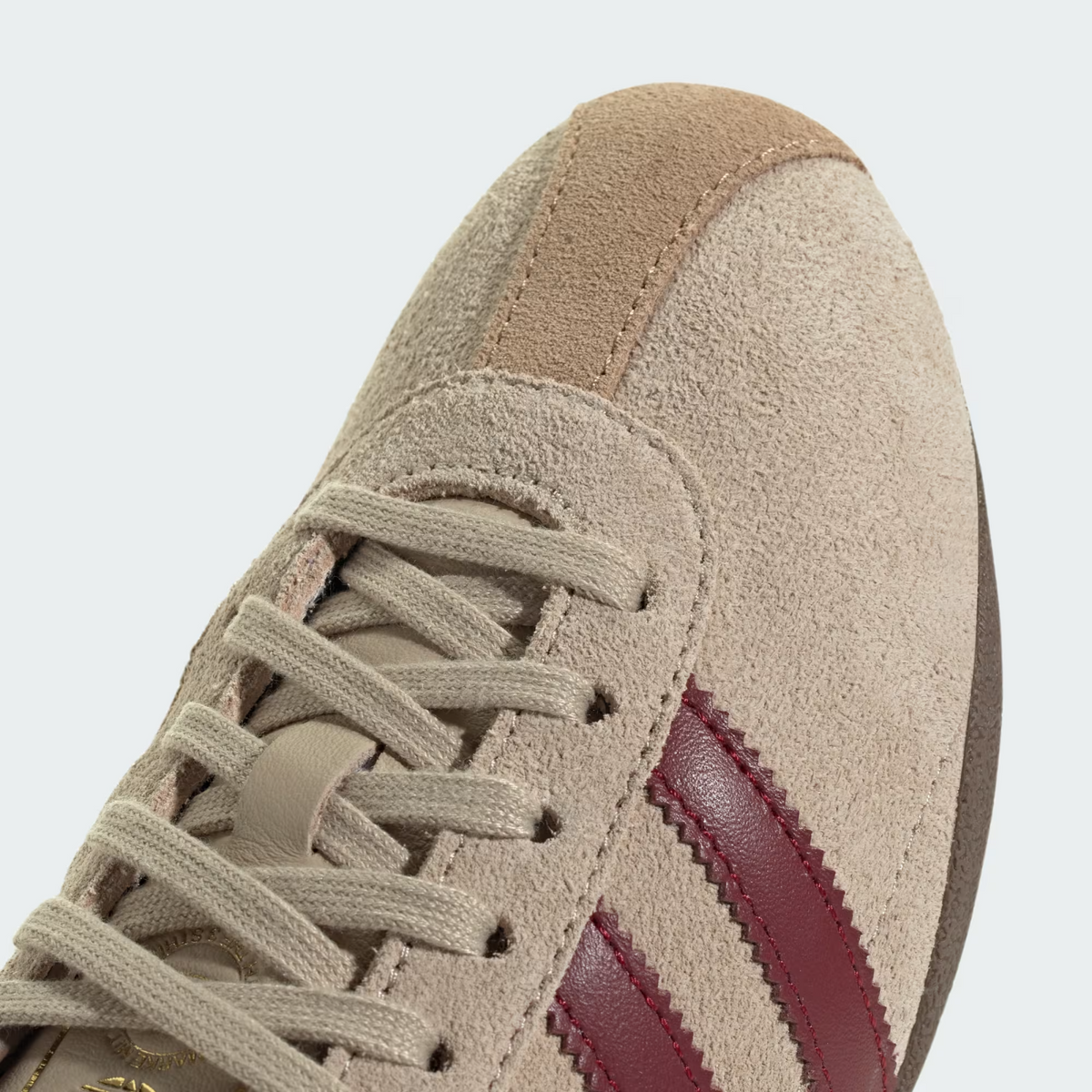 KJ0366 adidas Tokyo Stone Khaki Collegiate Burgundy (Men's)