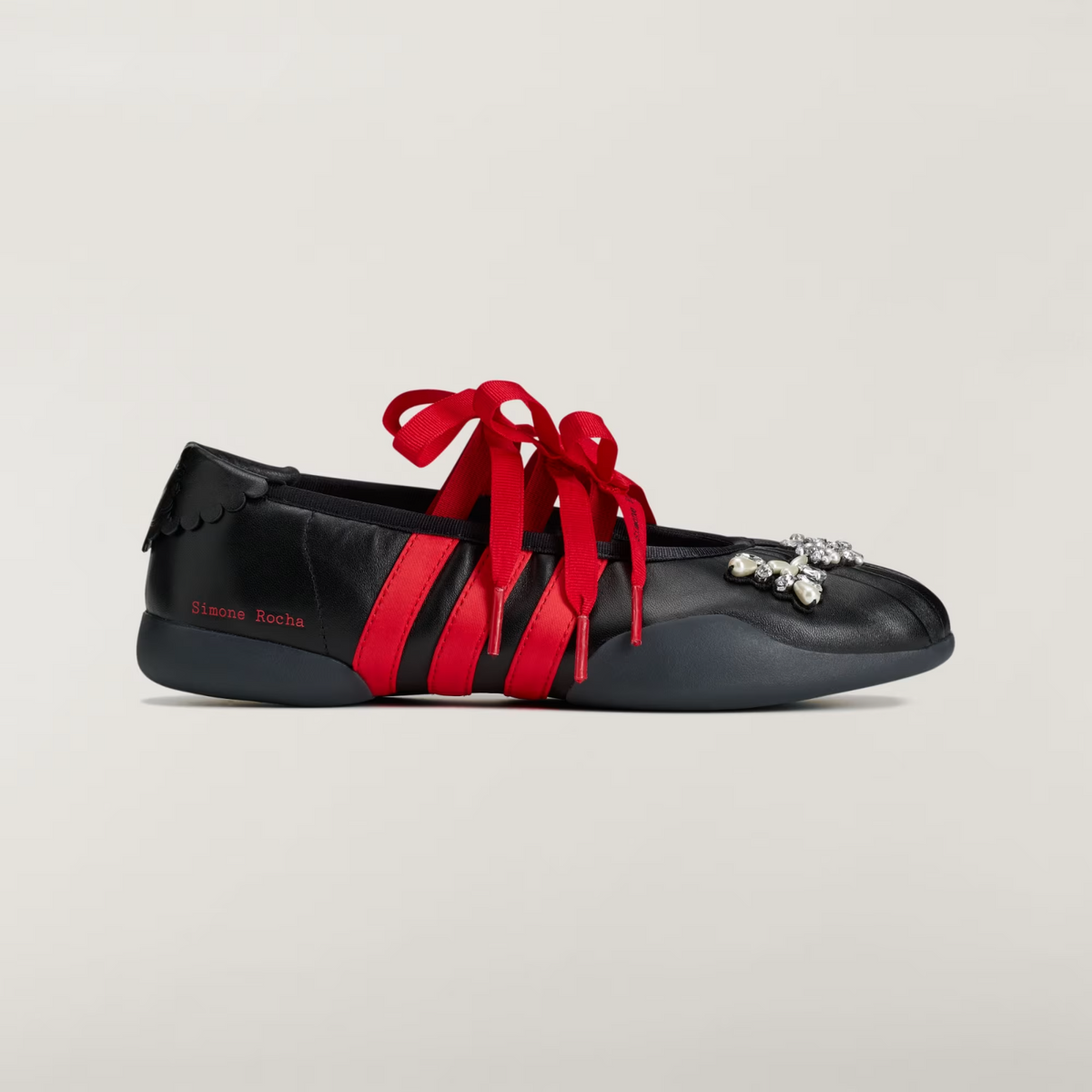 KJ5248 Simone Rocha Ã adidas Taekwondo Ballerina "Core Black/Red" (Women's)