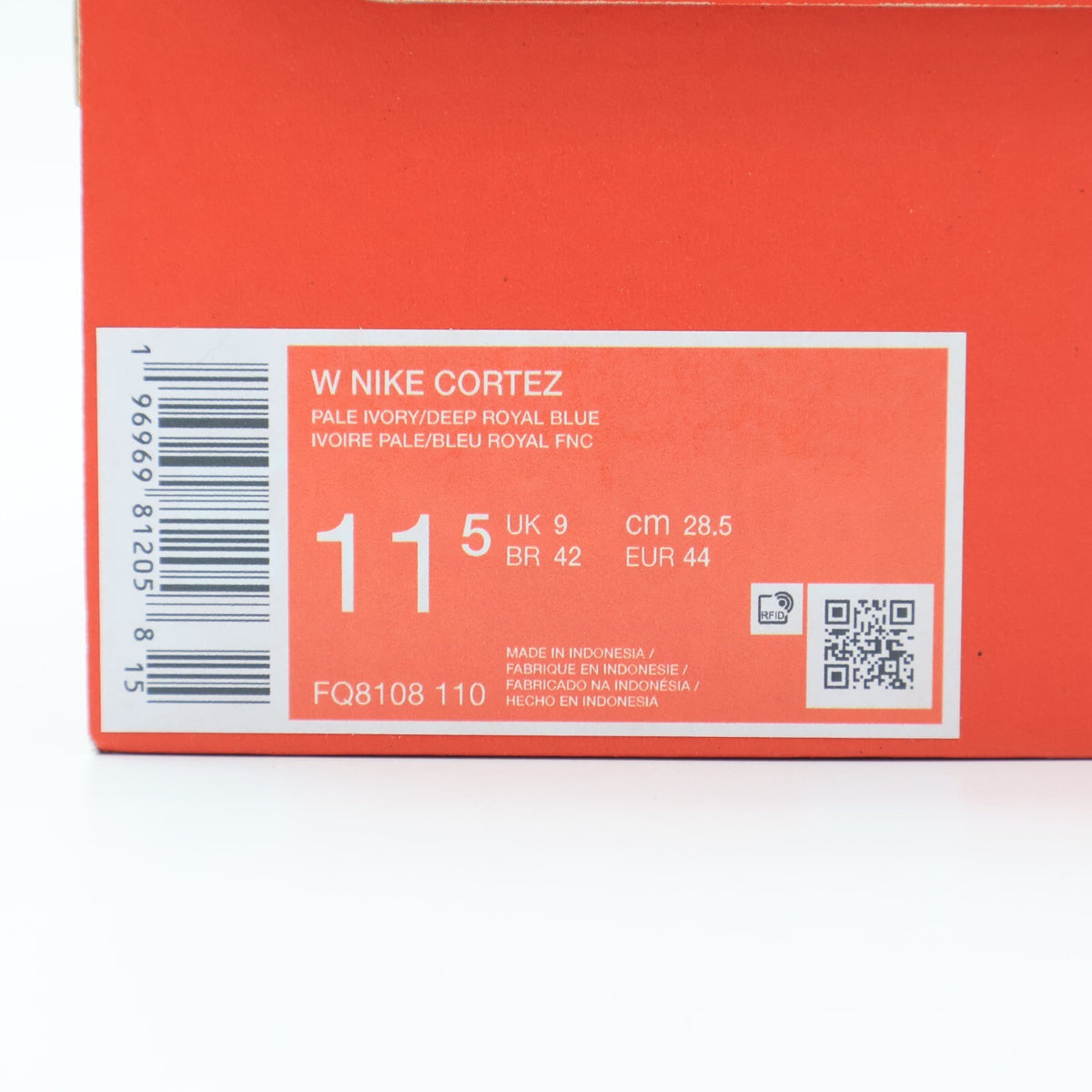 FQ8108-110 Nike Cortez Deep Royal Blue (Women's)