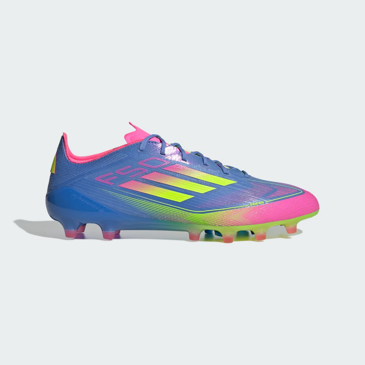 IE1264 adidas F50 Elite AG Blue Fusion Lucid Lemon Lucid Pink (Men's)