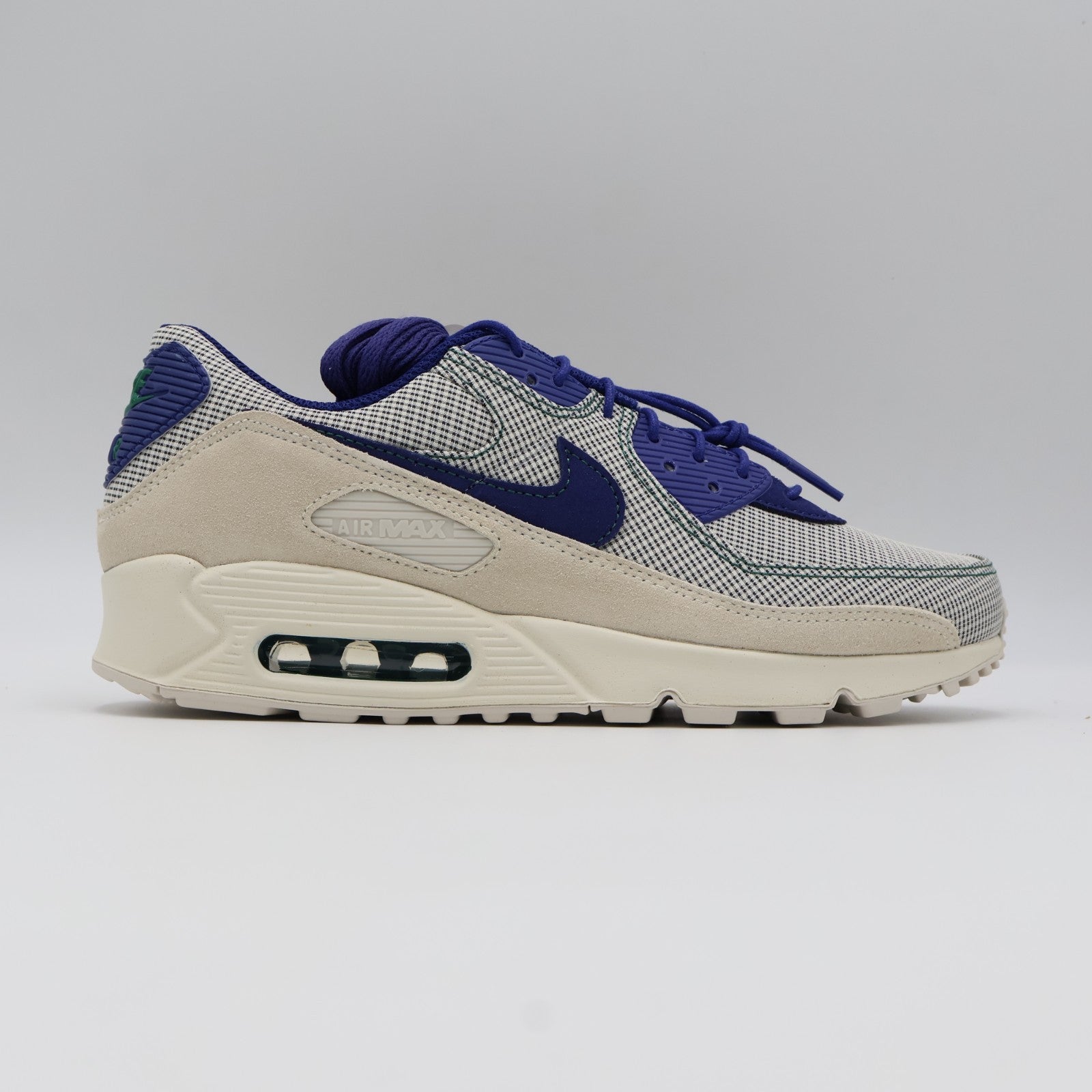 IR1950-100 Nike Air Max 90 "Coconut Milk/Deep Royal Blue"