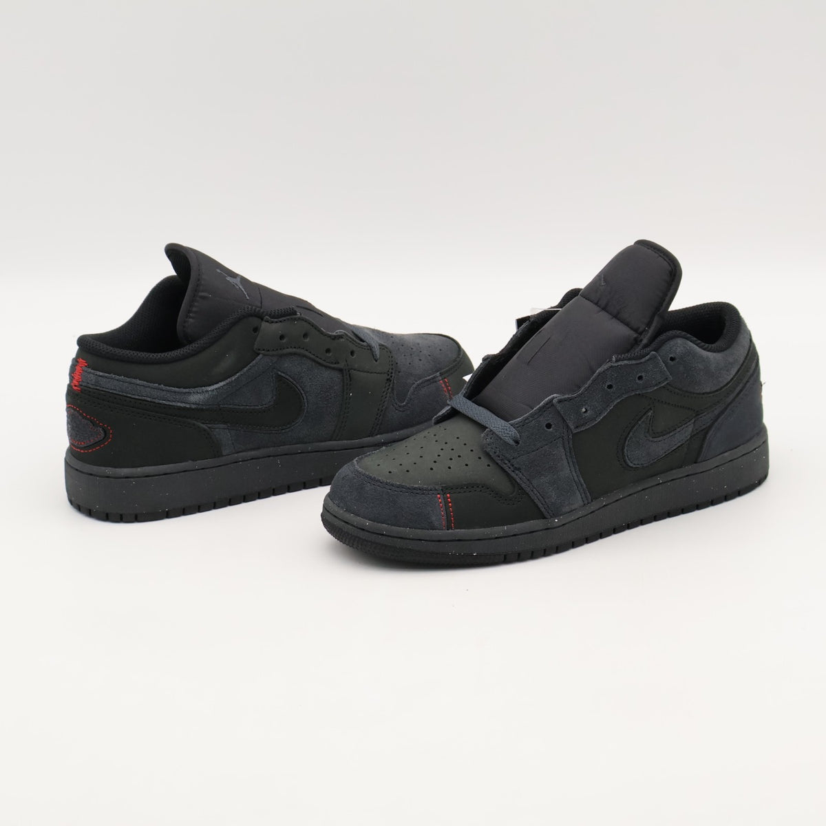 FQ7757-001 Nike GS Air Jordan 1 Low SE Craft Dark Smoke Grey