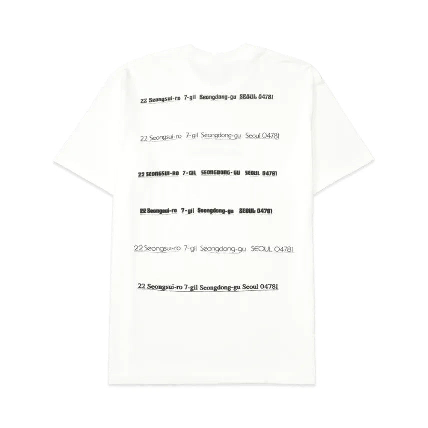 Supreme Korea Seoul Seongsu-dong Box Logo Tee White