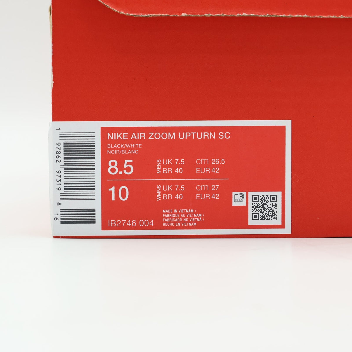 IB2746-004 Nike Air Zoom Upturn SC Shoes (Men's)