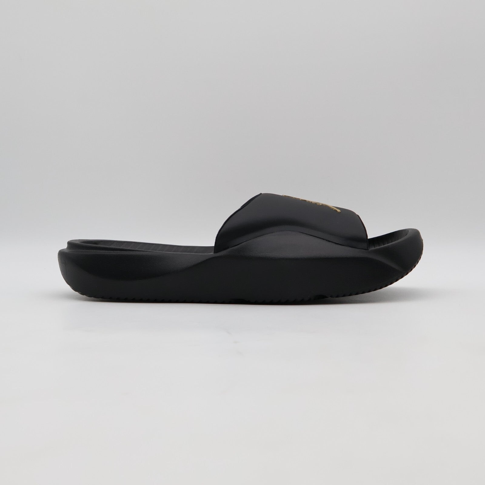 HF3263-007 Nike Jordan Franchise Slides Black Metallic Gold (Men's)