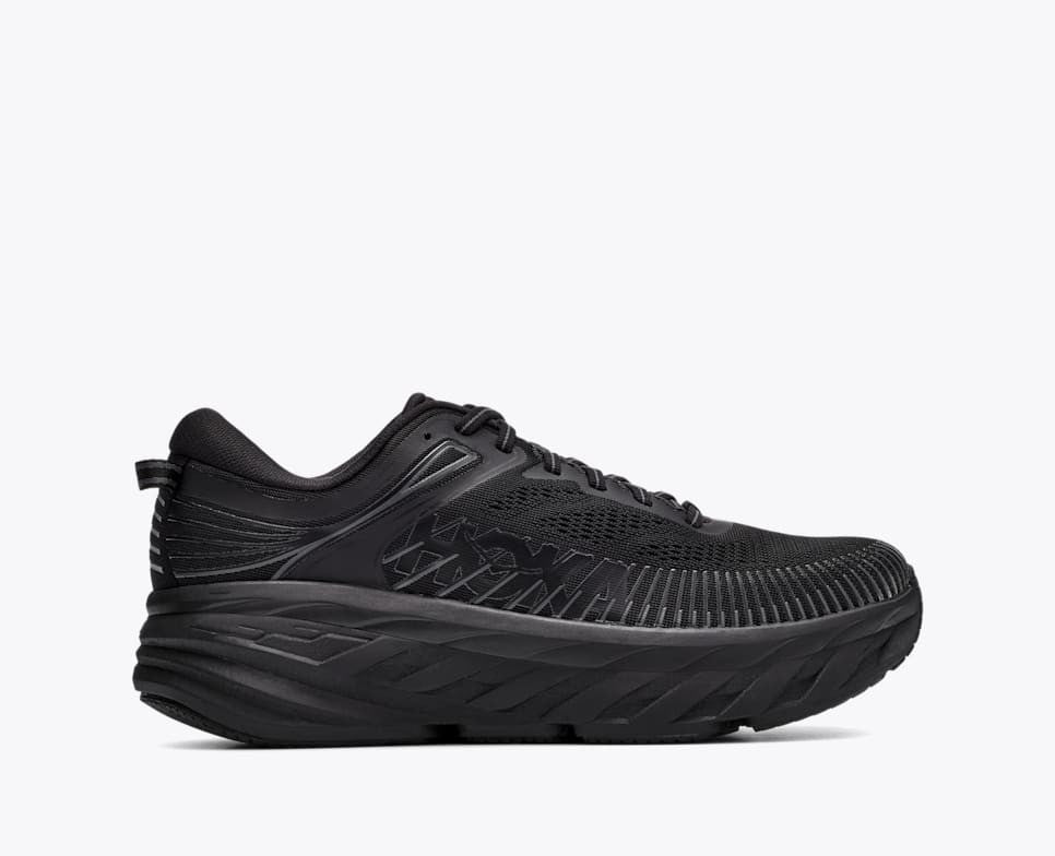 1110518-BBLC Hoka Bondi 7 Black (Men's)