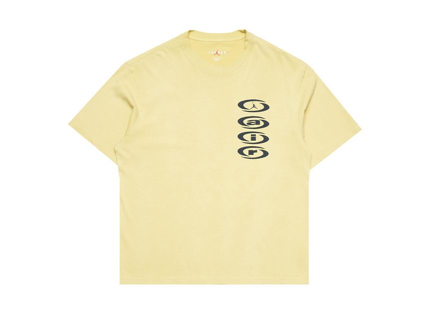 DZ5514-308 Nike Jordan Travis Scott Air Tee Yellow
