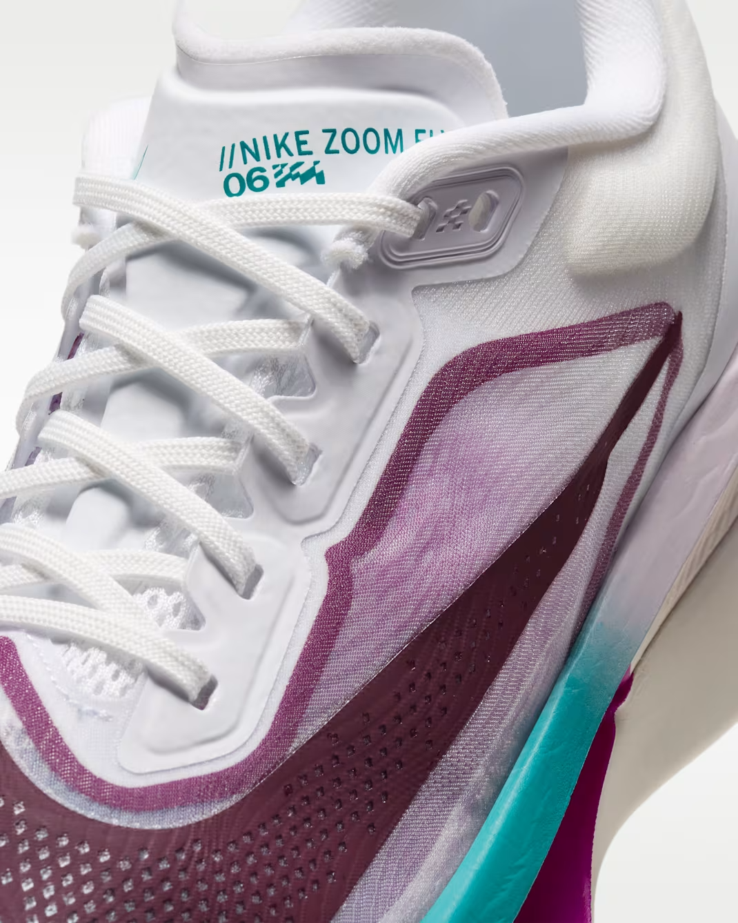 FN8455-108 Nike Women's Zoom Fly 6 "White/Vivid Purple" (Women's)