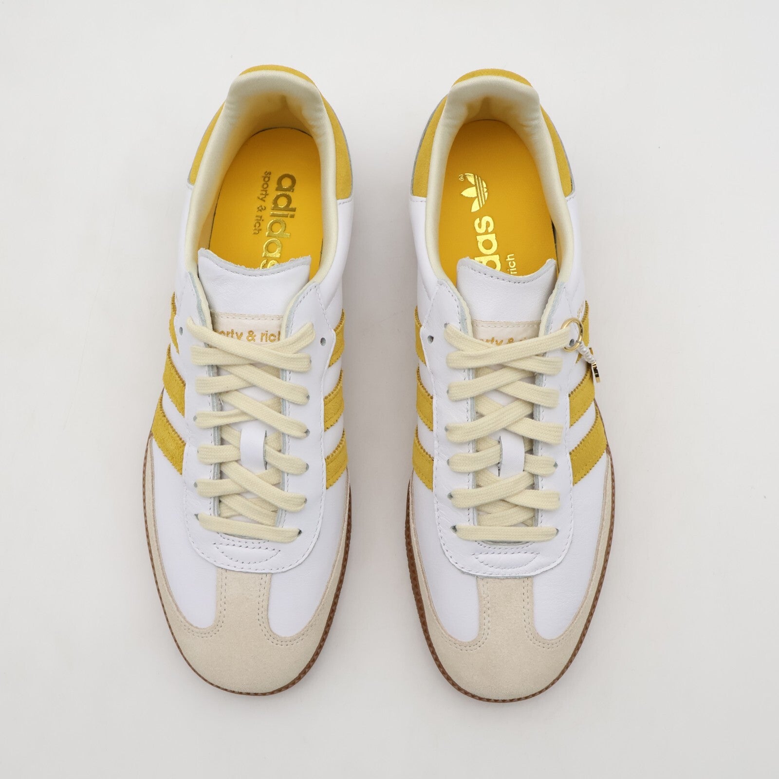 IF5661 Sporty & Rich adidas Originals Samba OG White Bold Gold Cream (Men's)