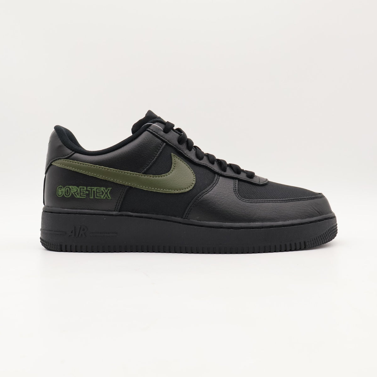 HV3959-010 Nike Air Force 1 Low GORE-TEX Black Cargo Khaki (Men's)