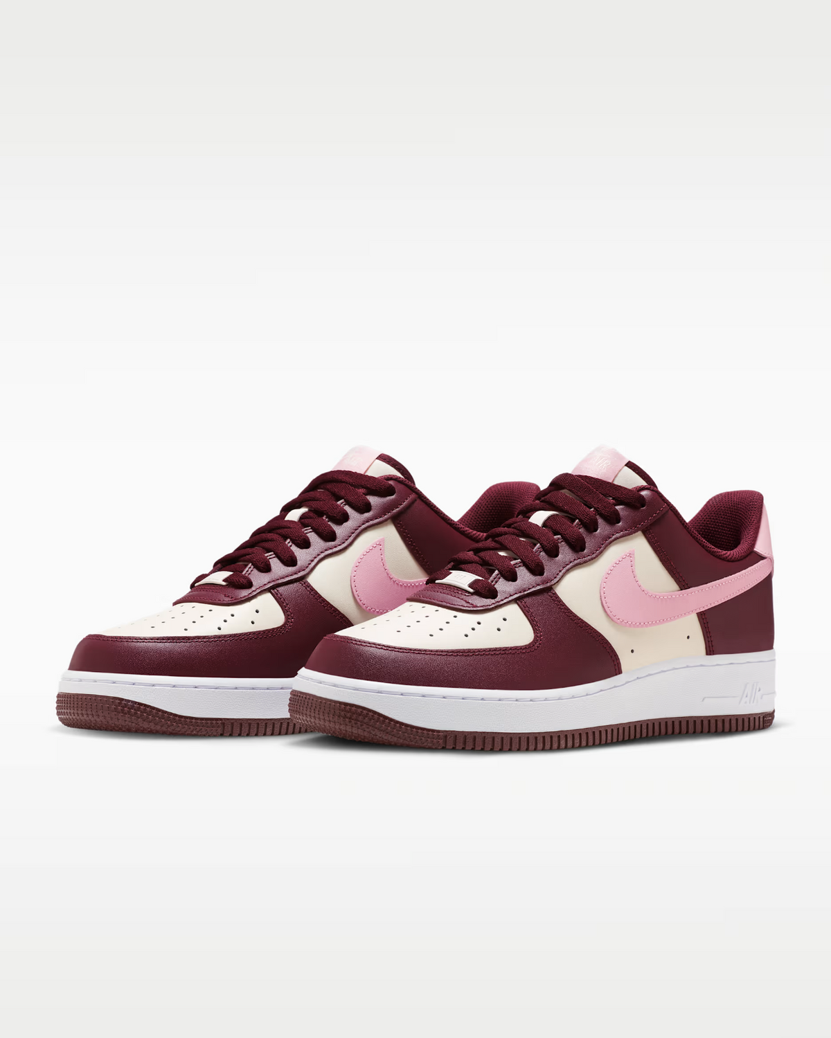 FD9925-161 Nike Air Force 1 '07 "Pale Ivory/Night Maroon" (Men's)