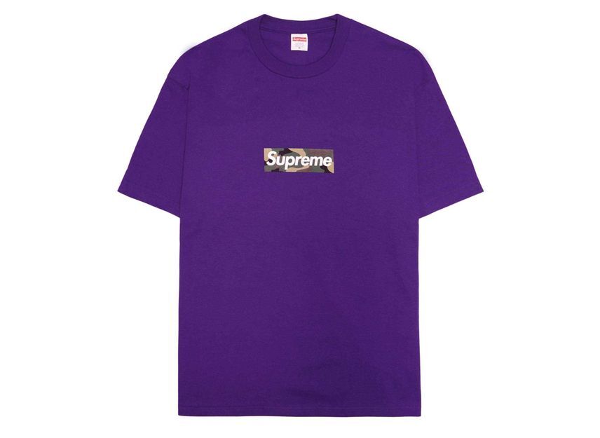 Supreme Box Logo Tee Purple (23FW)