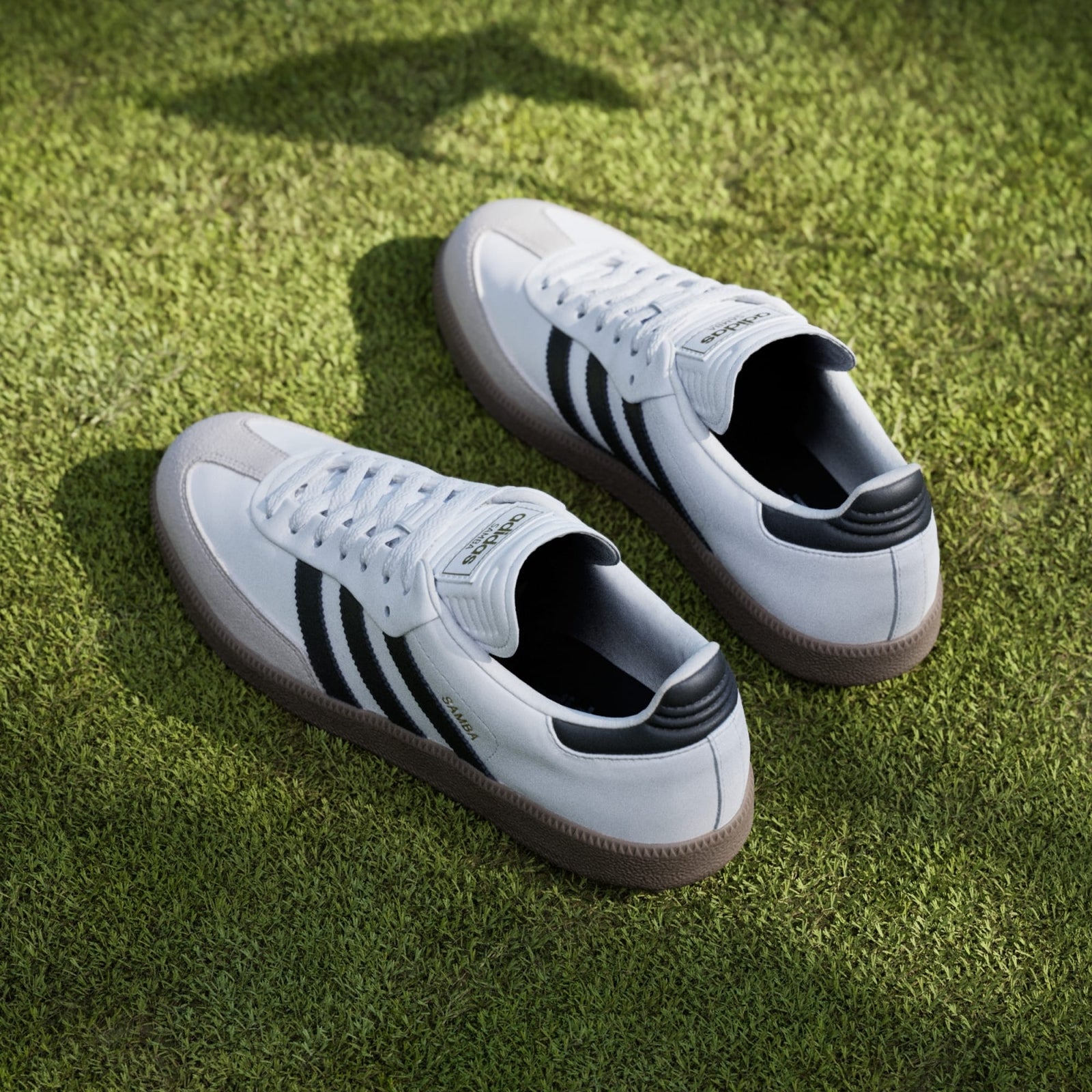 JH6149 adidas Samba Golf Full Grain Leather Cloud White Core Black Gum (Men's)
