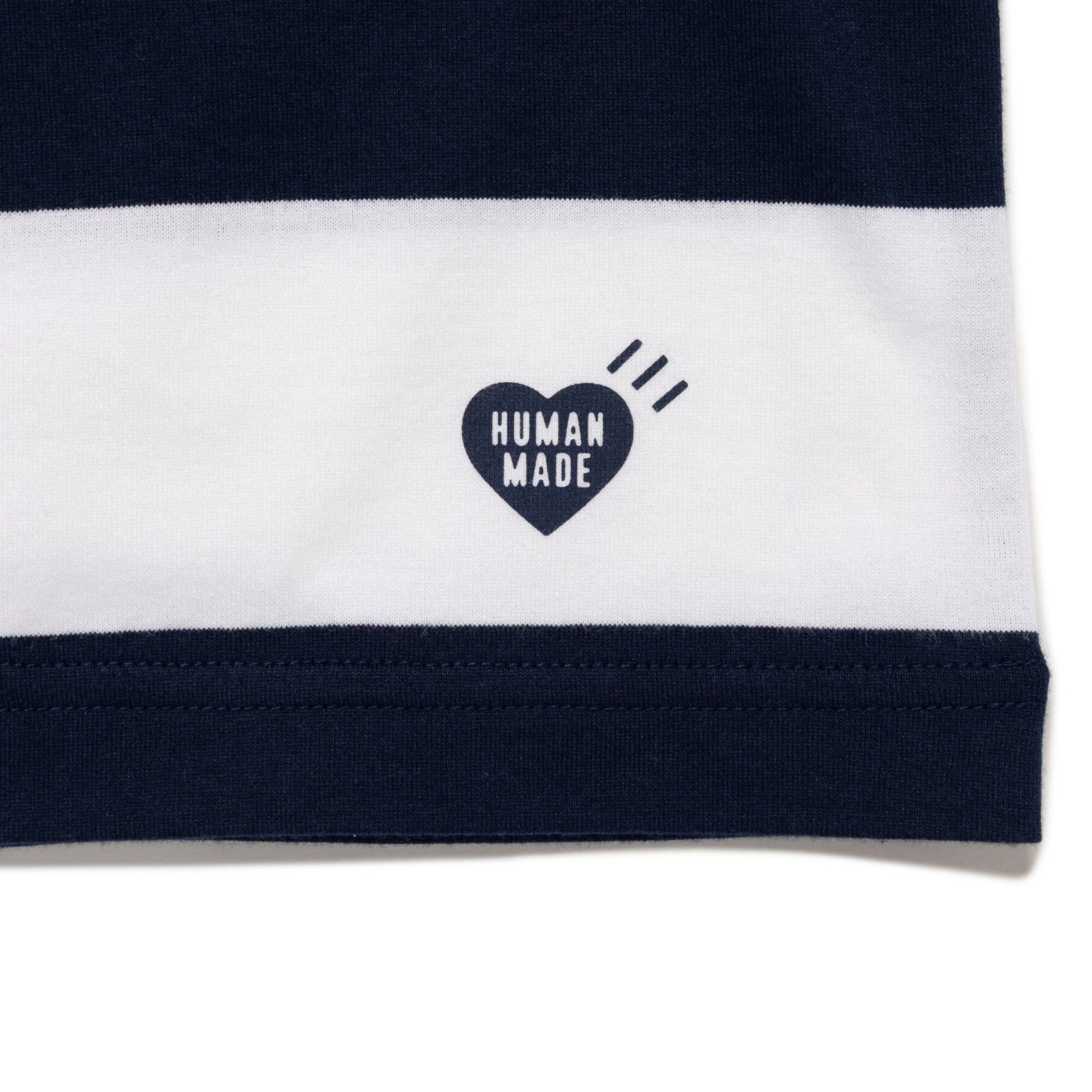HUMAN MADE Striped Pack T-Shirt Navy