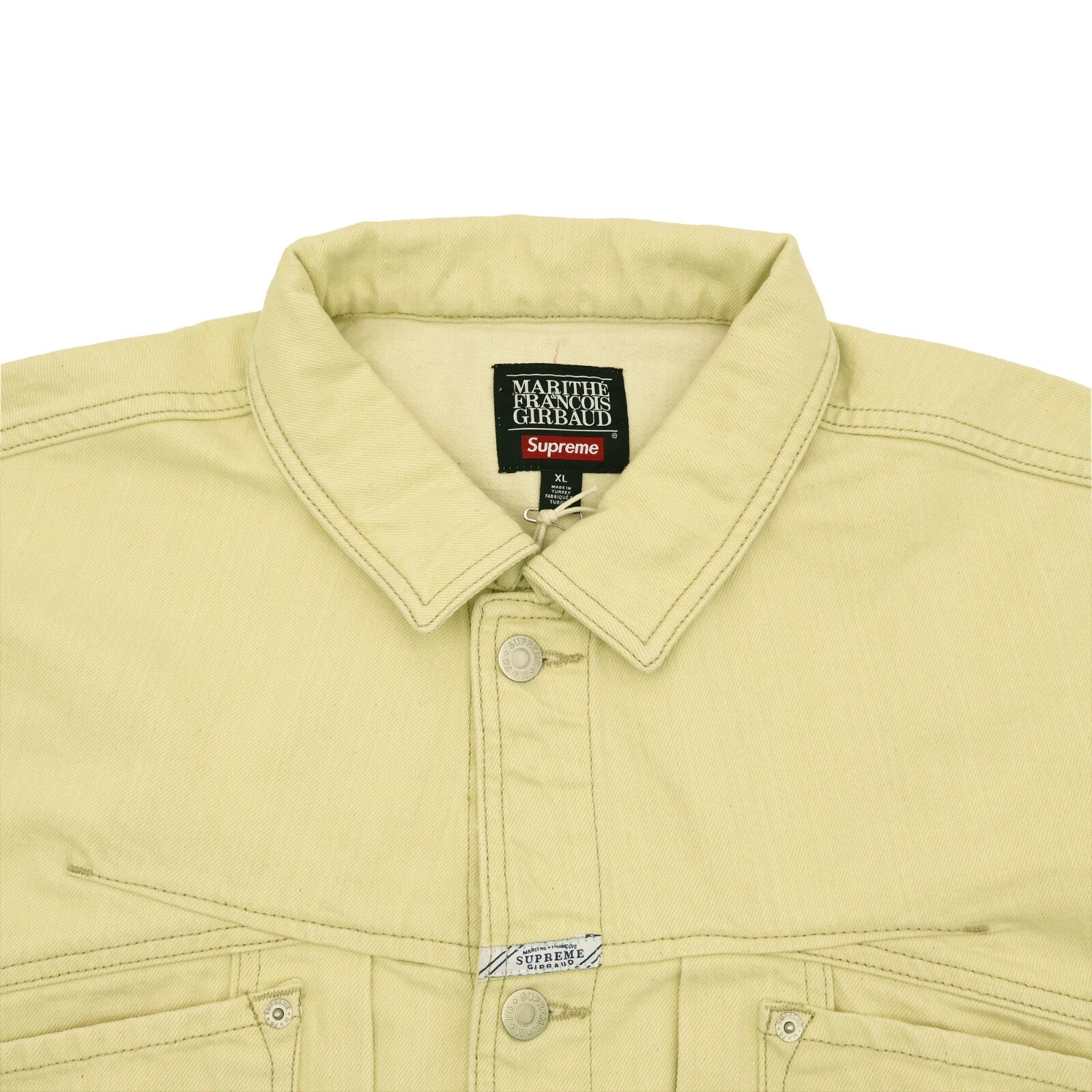 Supreme Marithe Francois Girbaud X-Seam Denim Trucker Jacket Natural