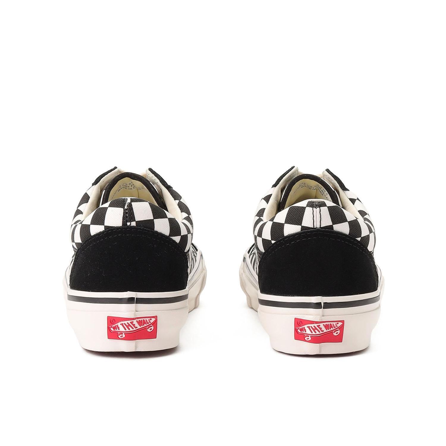 VN000D56BZW Vans Premium Old Skool Checkerboard Black White (Men's)
