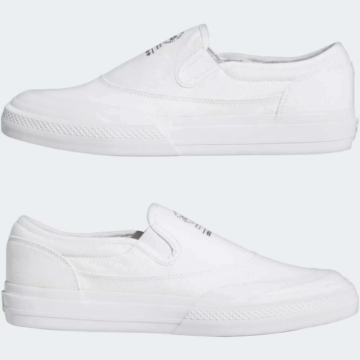 S23725 adidas Nizza RF Slip "Cloud White/Core Black" (Men's)