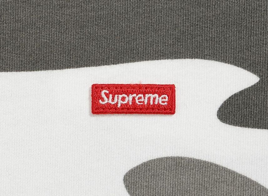 Supreme Small Box L/S Tee Snow Camo (25SS)