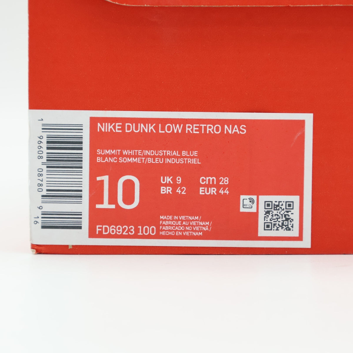 FD6923-100 Nike Dunk Low Industrial Blue Summit White Black (Men's)