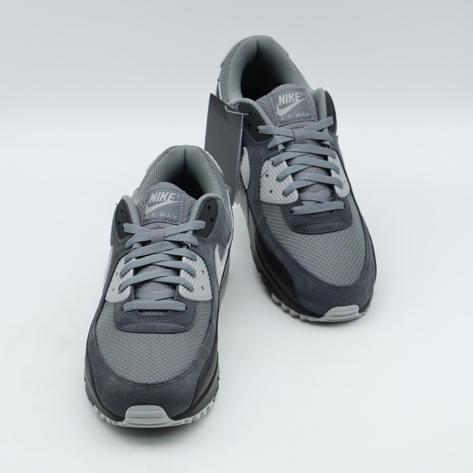 DM0029-020 Nike Air Max 90 Smoke Grey Black Dark Smoke Grey Photon Dust (Men's)