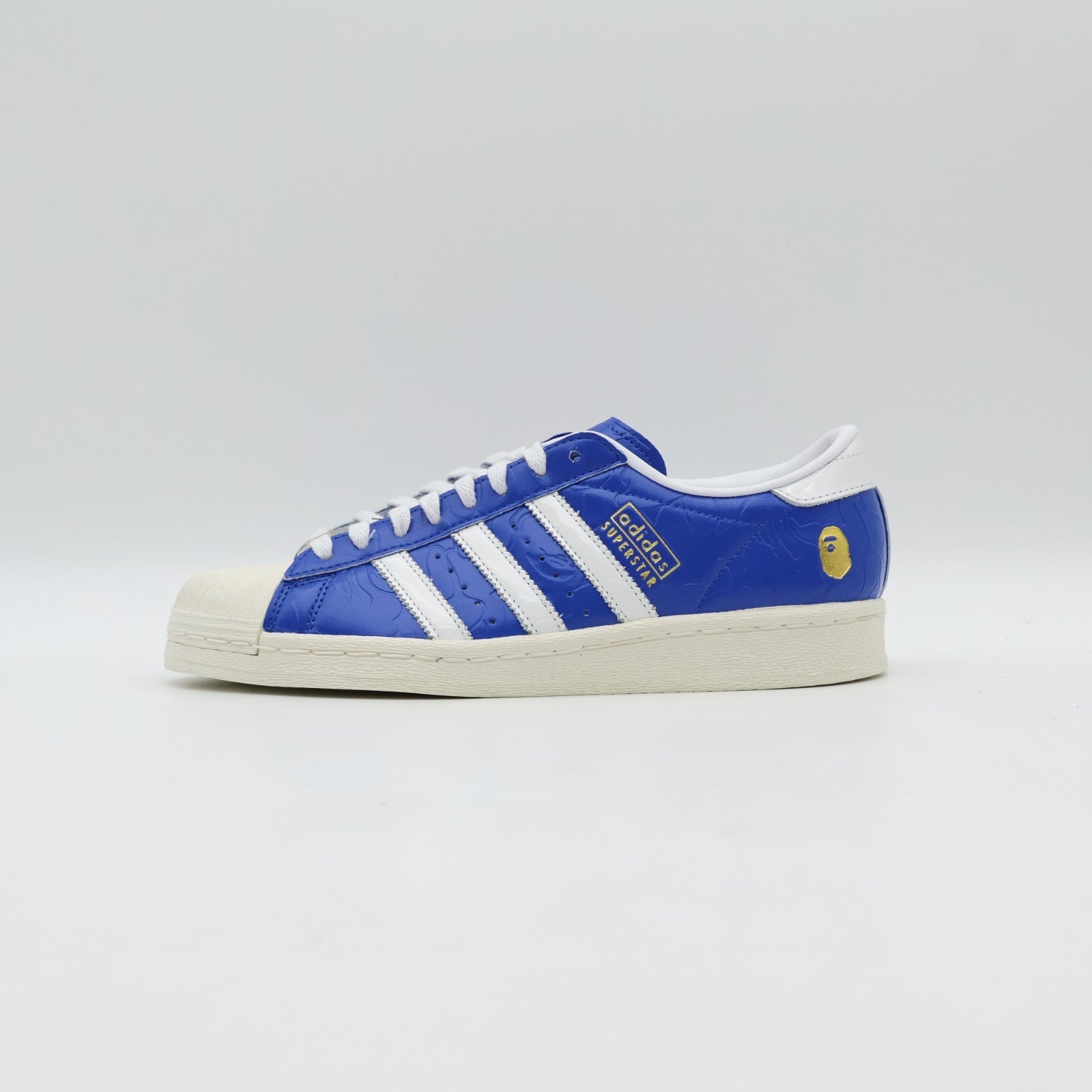 JR2702 A BATHING APE adidas originals Superstar Blue Footwear White Off (Men's)