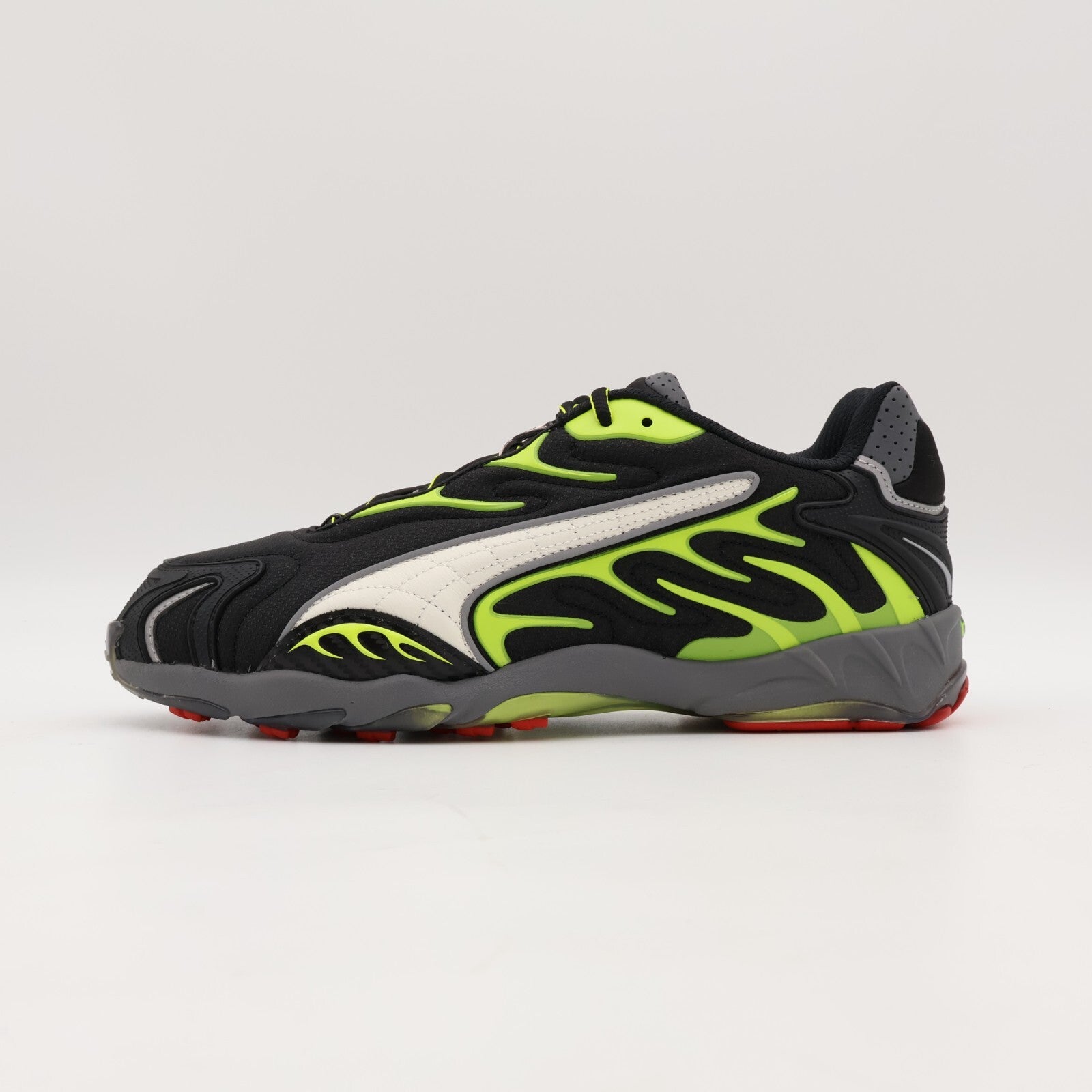 402459-01 A$AP Rocky Puma Inhale Mesh Puma Black Warm White Lime Pow (Men's)