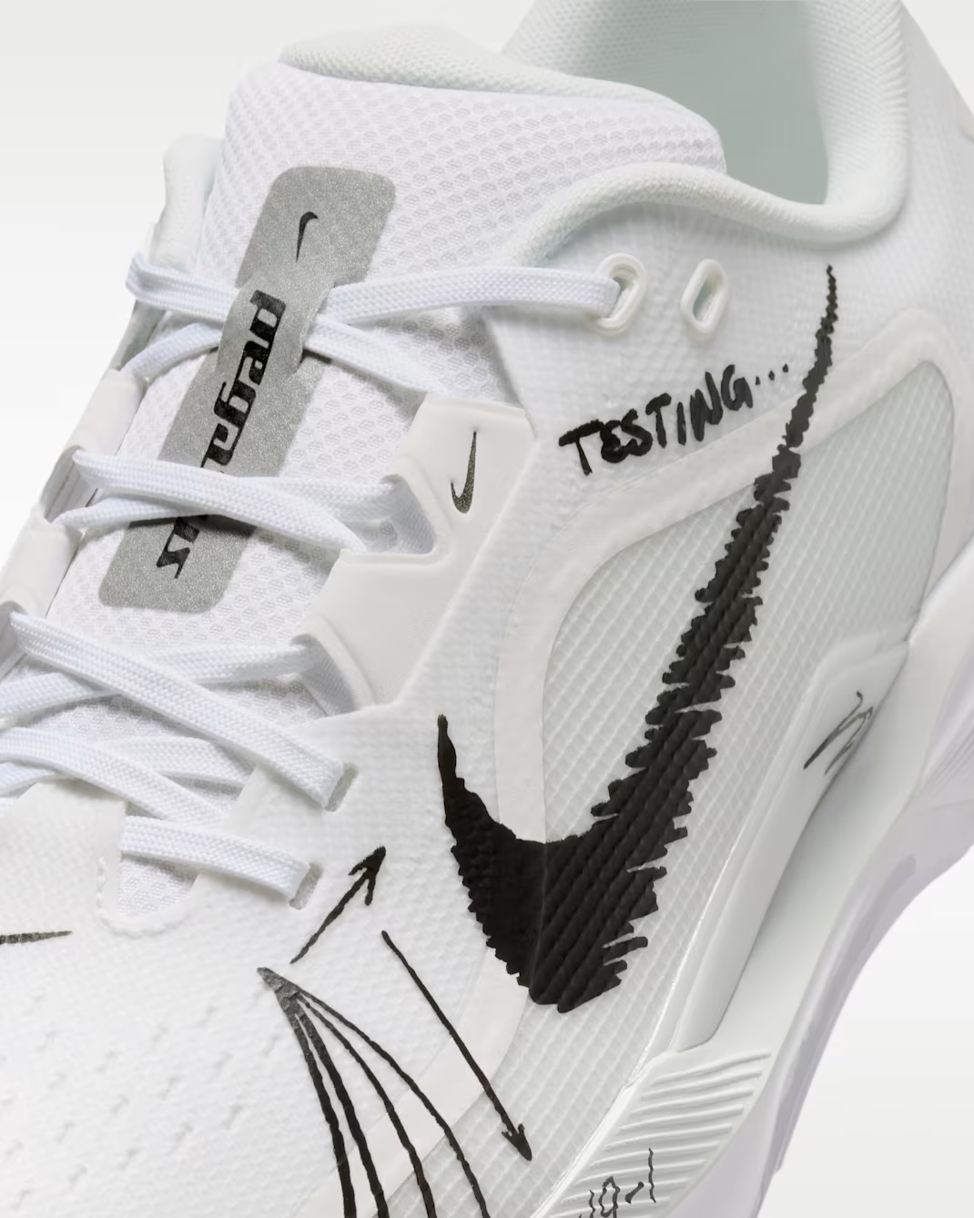 IR3240-100 Nike Pegasus 1 Golf White Black (Men's)