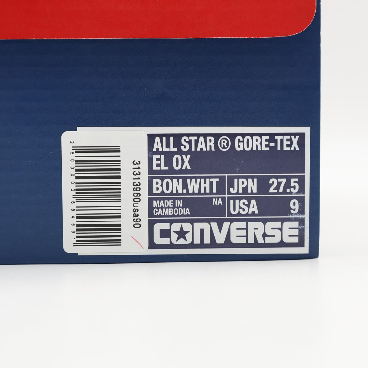 31313960 Converse All Star GORE-TEX EL OX Bone White (Men's)