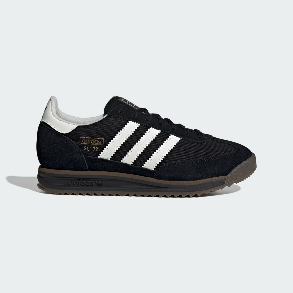 JR8771 adidas Originals SL72 RS Core Black Off White Cargo Brown (Men's)