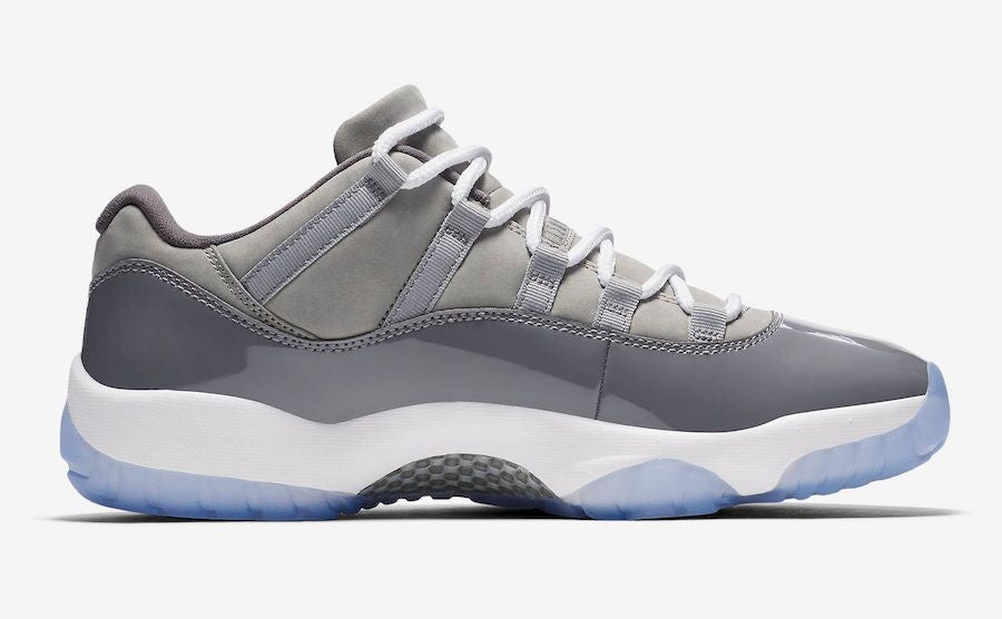 528895-003 Nike Air Jordan 11 Low "Cool Grey" (Men's)