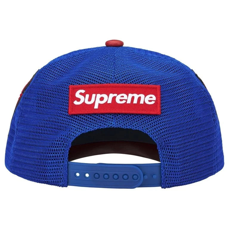 Supreme x Vanson Leathers Spider-Man Mesh Back 6-Panel Red