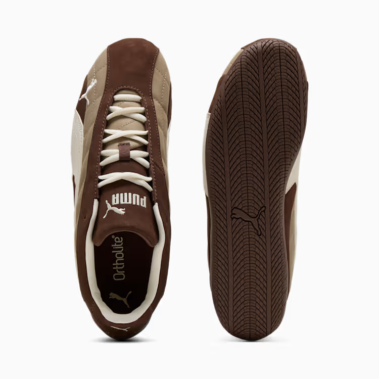 403429-01 Puma Speedcat Plus Quilted Espresso Brown Warm White (Men's)