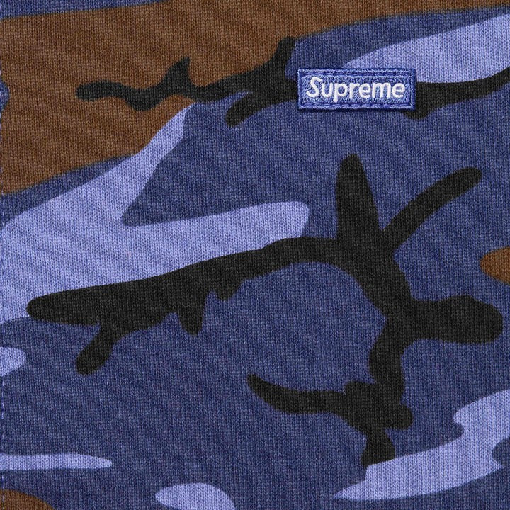 Supreme Small Box Zip Up Hooded Sweatshirt BlueCamo