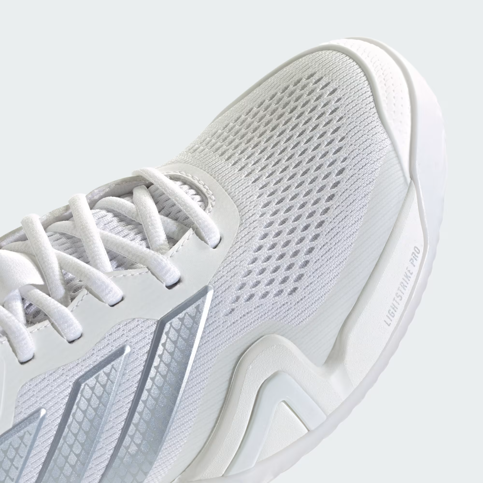 KK4377 adidas Barricade 14 Tennis "Cloud White/Tech Grey Metallic" (Men's)