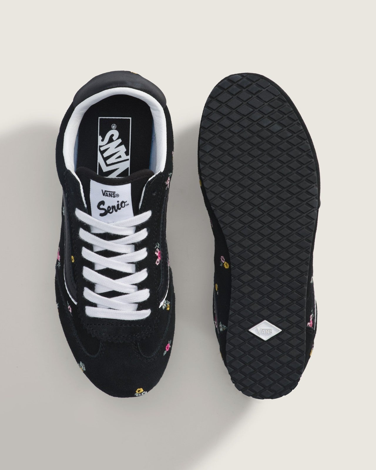 VN001133B9P Vans Super LowPro Floral "Black/Pink" (Unisex)
