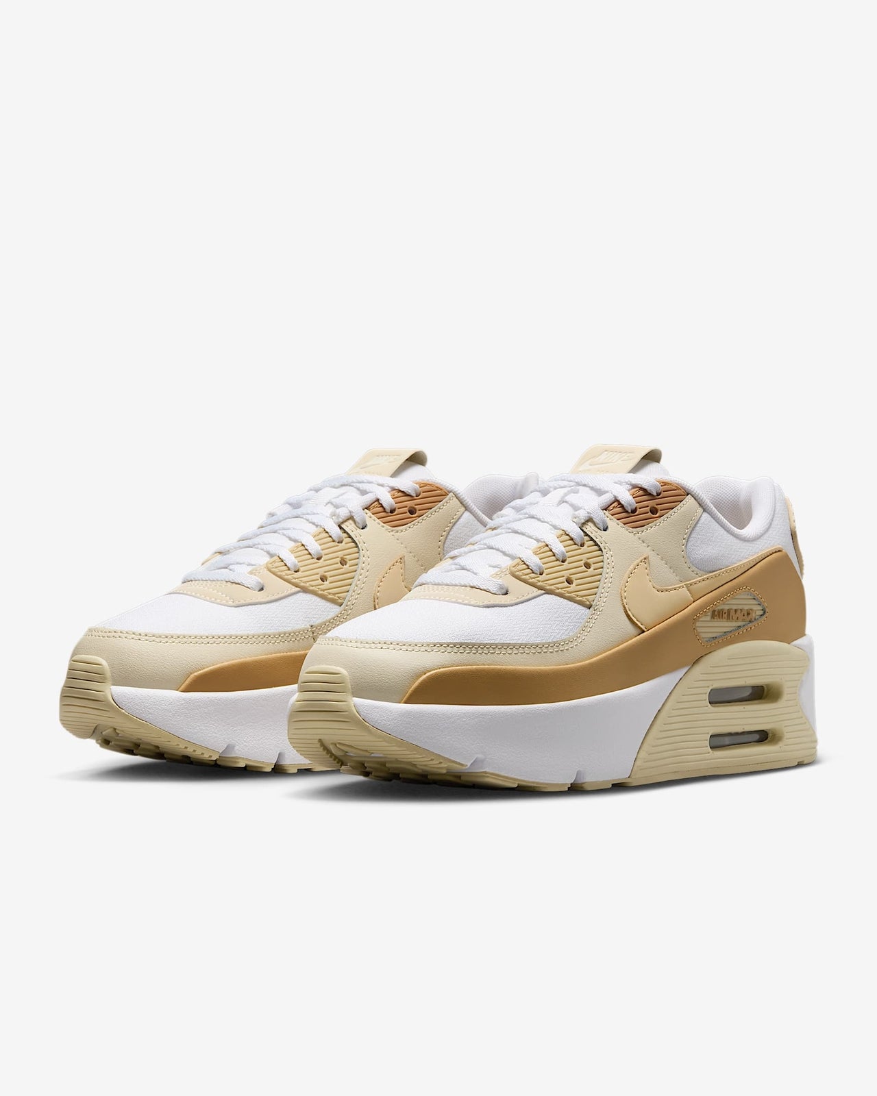 FD4328-112 Nike Max 90 LV8 White Club Gold Coconut Milk Team Gold (Women's)