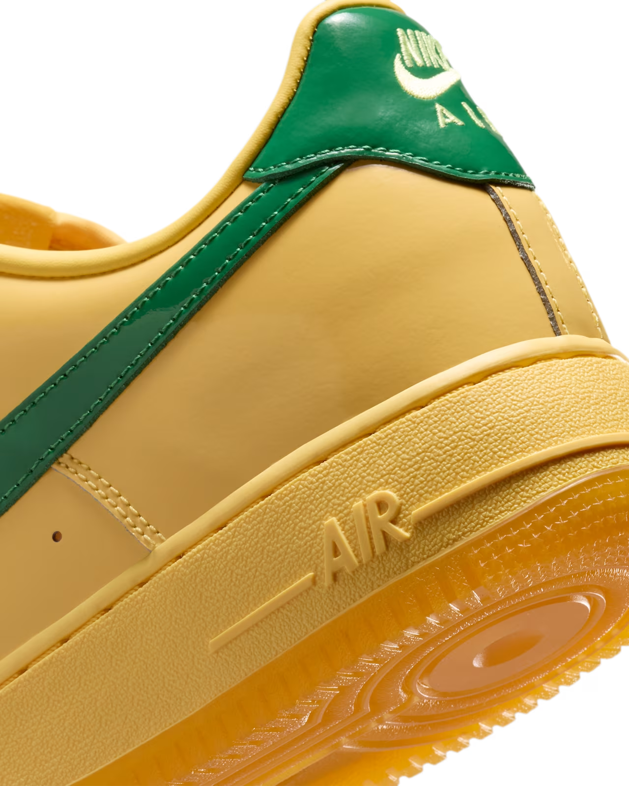 IO4489-700 Nike Air Force 1 Low Patent Leather Topaz Gold Light Laser (Men's)