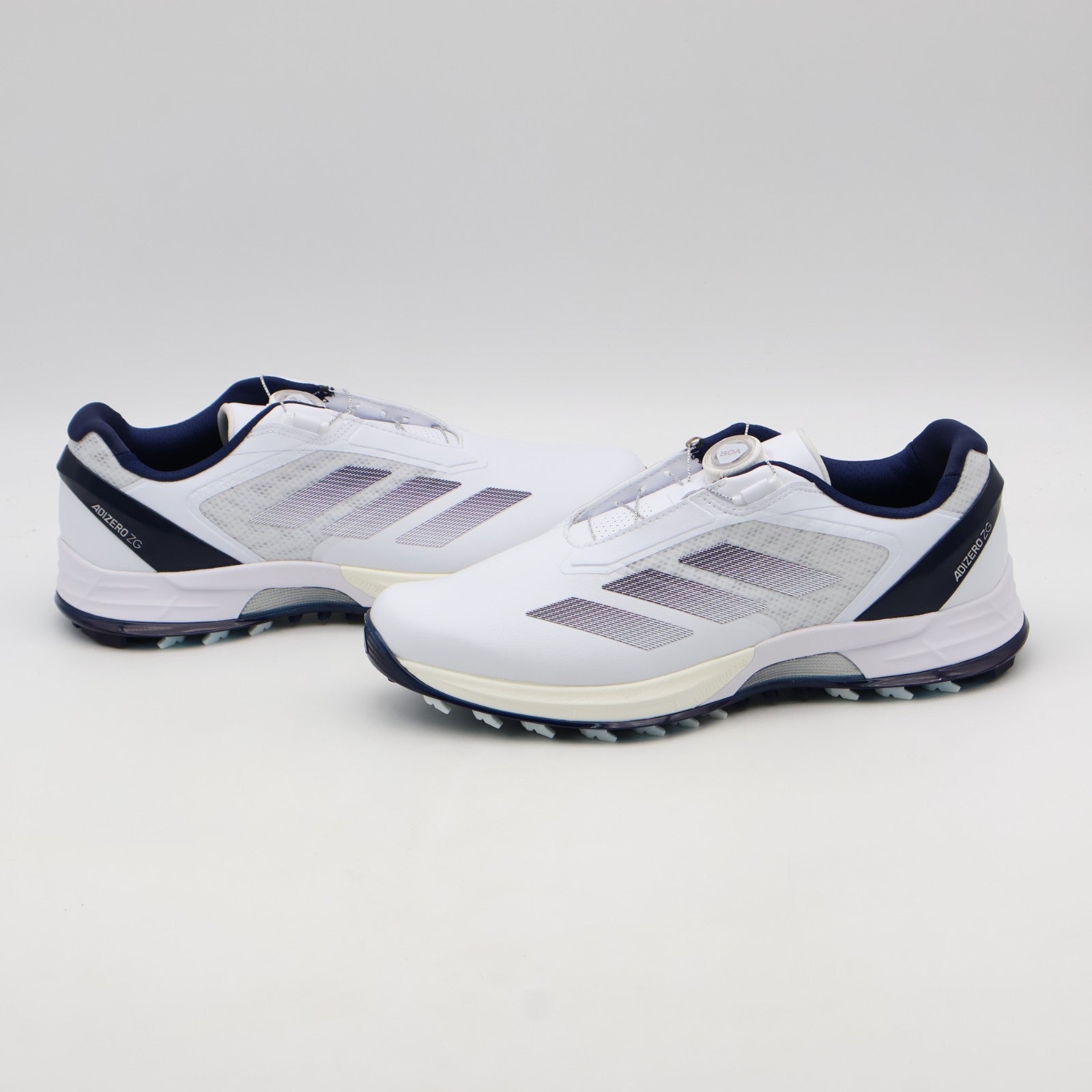 JS1767 adidas Adizero ZG Lo Boa Spikeless Golf Cloud White Night Indigo (Men's)