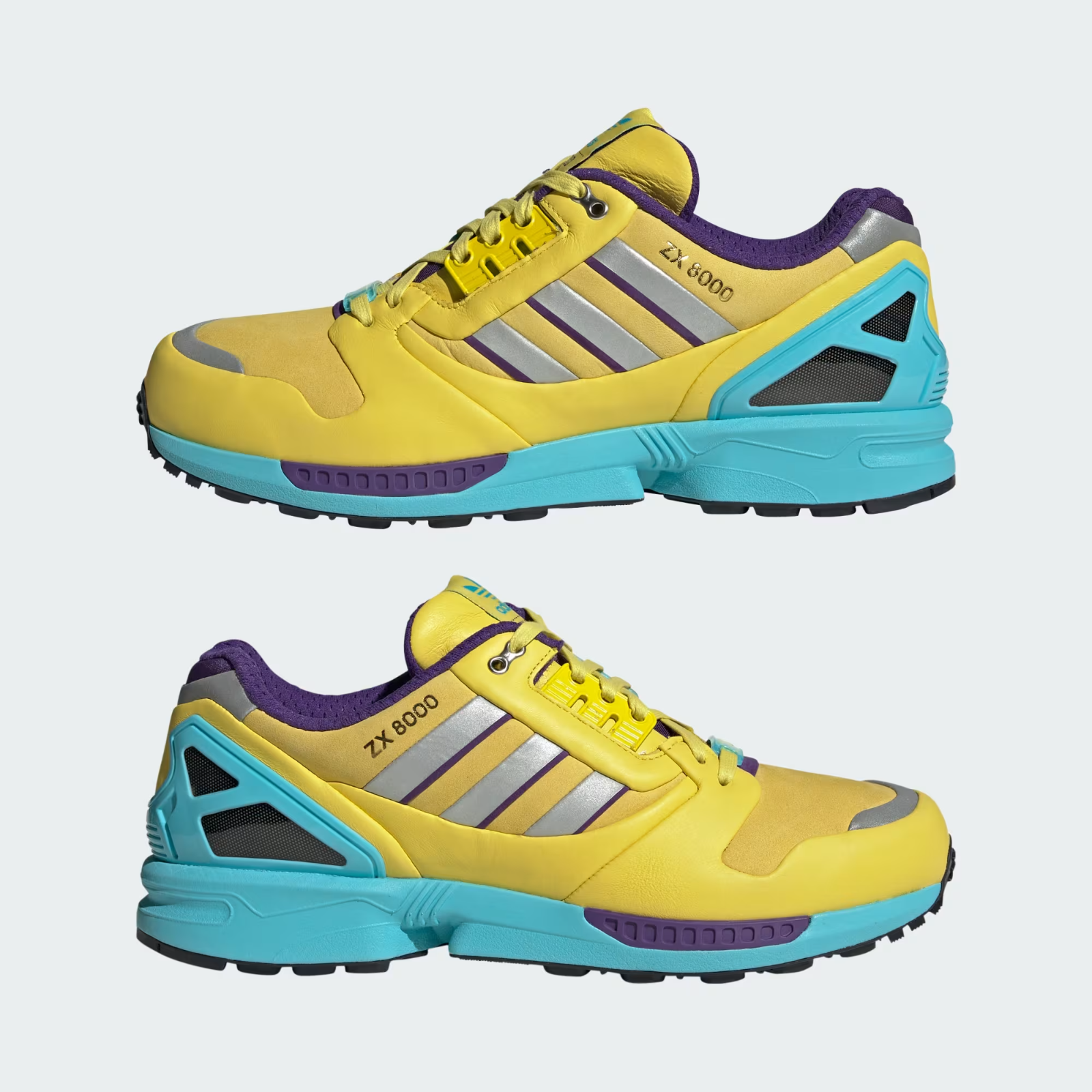 JQ4359 adidas ZX 8000 JC MT Consortium Yellow Blue Glow (Men's)