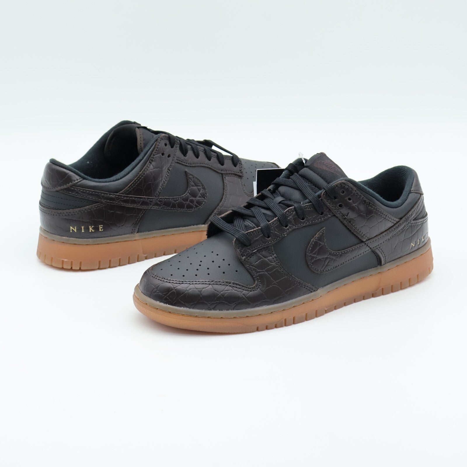DV1024-010 Nike Dunk Low Velvet Brown and Black (Men's)