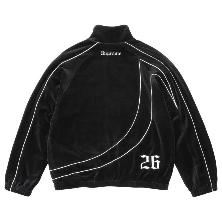 Supreme x Umbro Velour Track Jacket Black