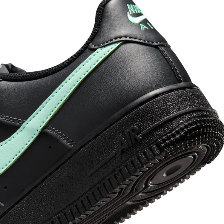 CT3839-018 Nike GS Air Force 1 Low "Black/Anthracite/Arctic Green" (Kids)