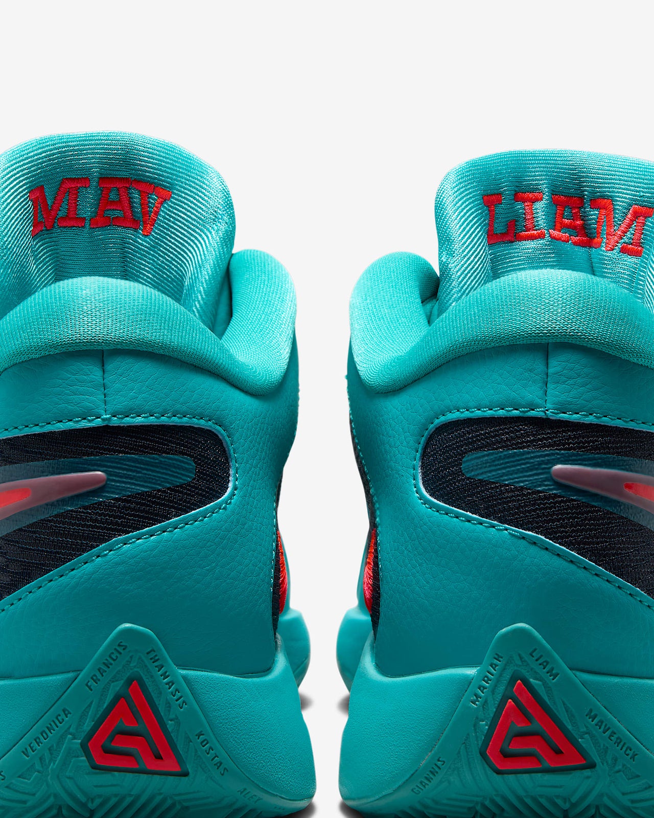 FJ7807-300 Nike Giannis Freak 6 Dusty Cactus Bright Crimson Obsidian (Men's)