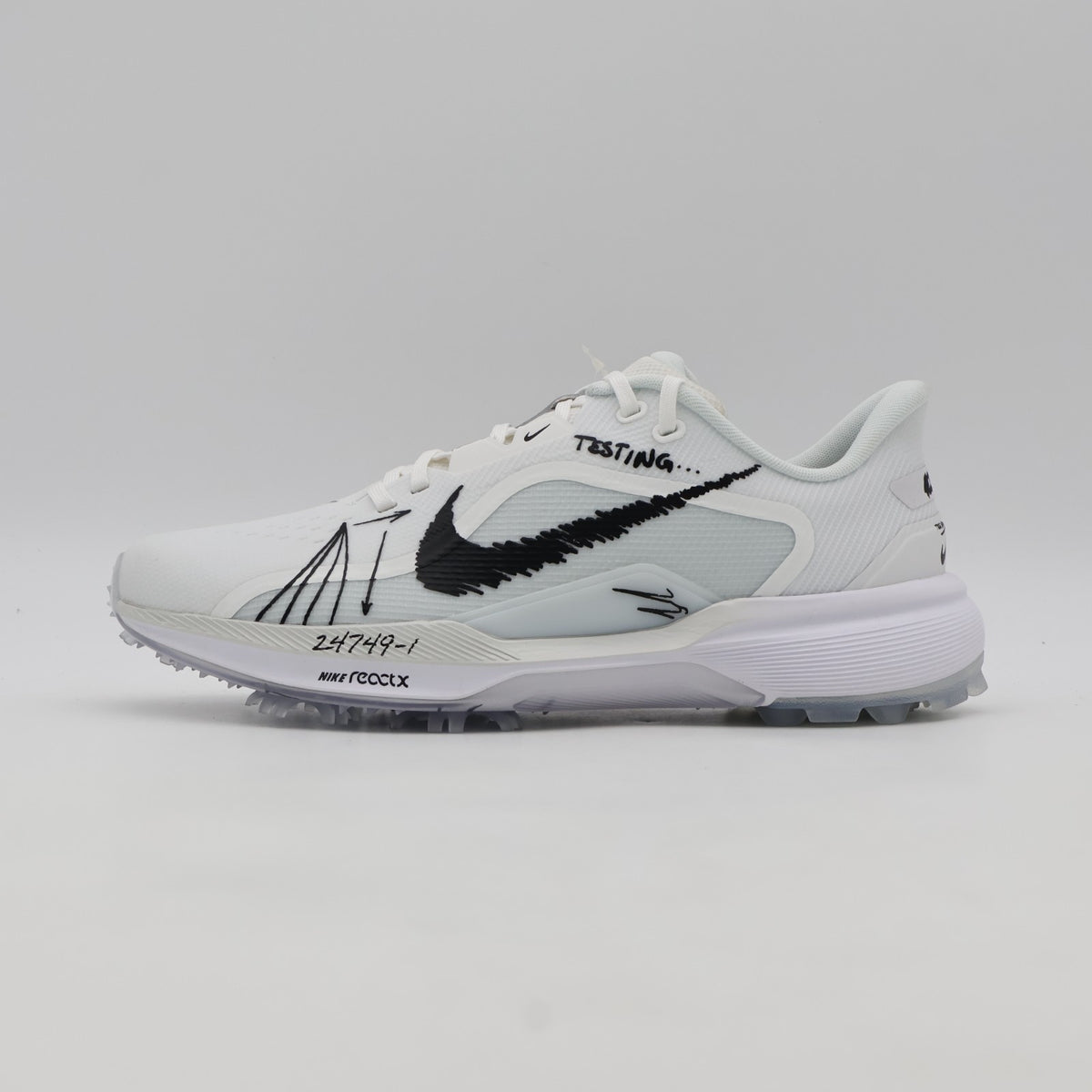 IR3240-100 Nike Pegasus 1 Golf White Black (Men's)